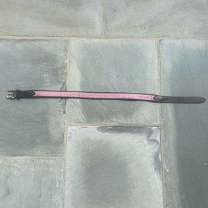 Vineyard Vines Red/Pink Whale Belt Size 32